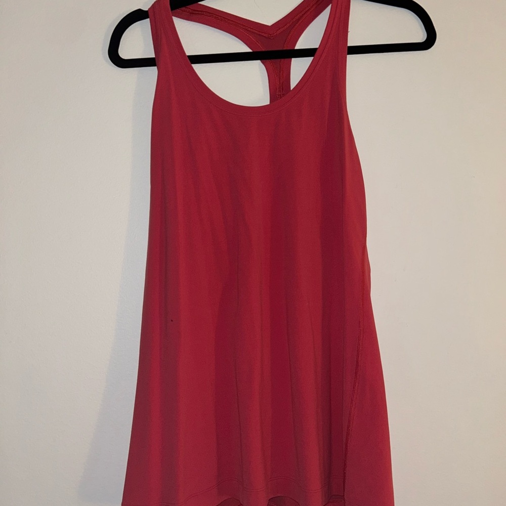 Lululemon Athletica Red Tank Top
